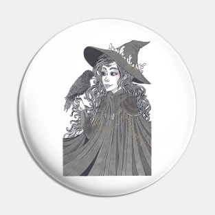 A Witches Familiar Pin