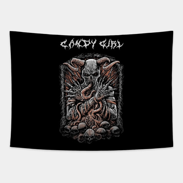 Rock Monster Candy Tapestry by Pantat Kering