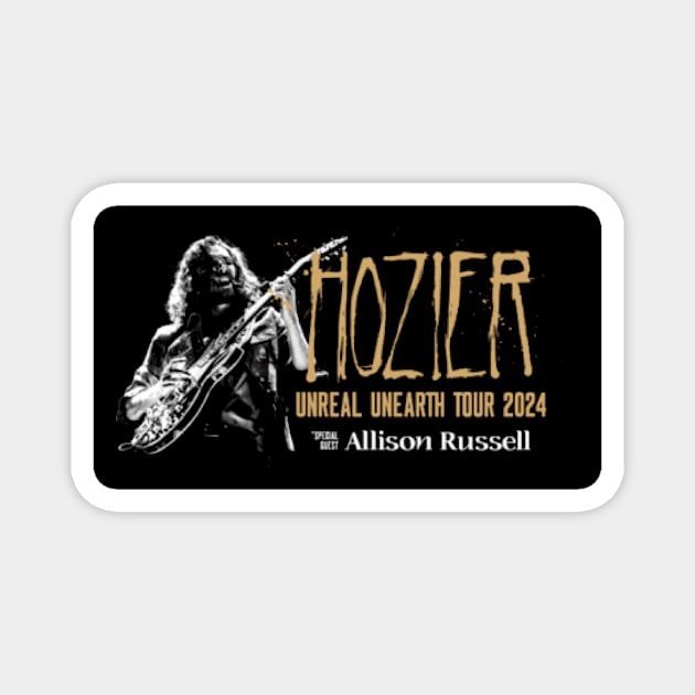 Hozier unreal unearth tour Magnet by rafaeljusuf