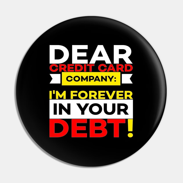 Credit Card Debt Pin by LininaDesigns