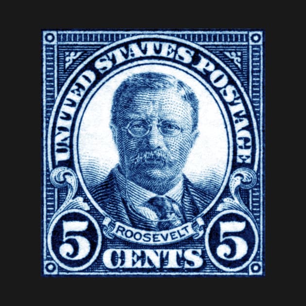 1922 Teddy Roosevelt Stamp by historicimage