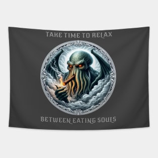 Cthulhu Relaxes Tapestry