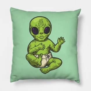 Alien Baby Pillow