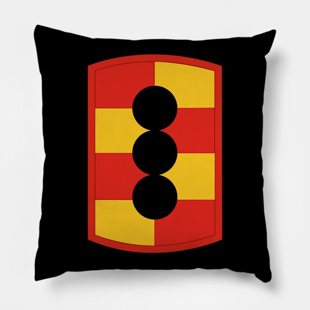 434th Field Artillery Brigade w SSI wo Txt Pillow by twix123844