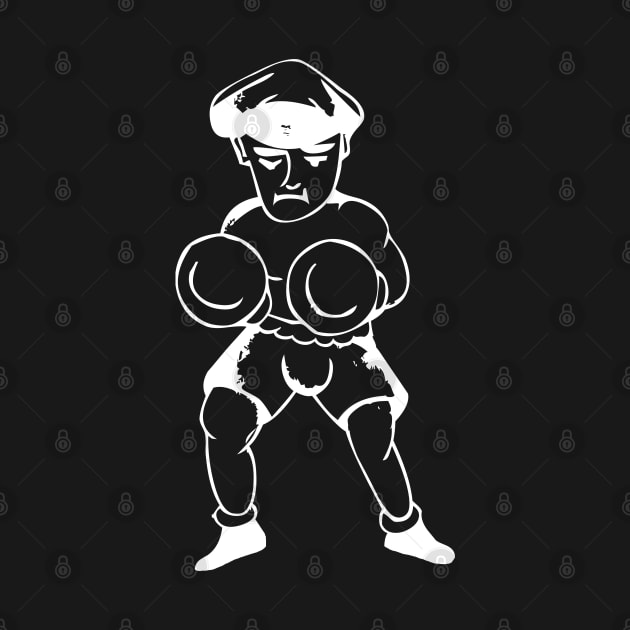 Boxing Man by Merchenland