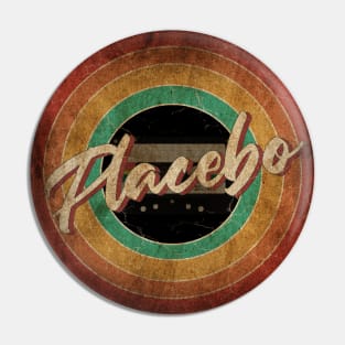 Placebo Vintage Circle Art Pin