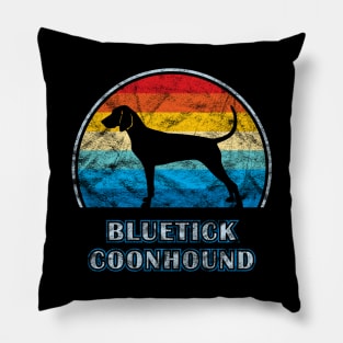 Bluetick Coonhound Vintage Design Dog Pillow