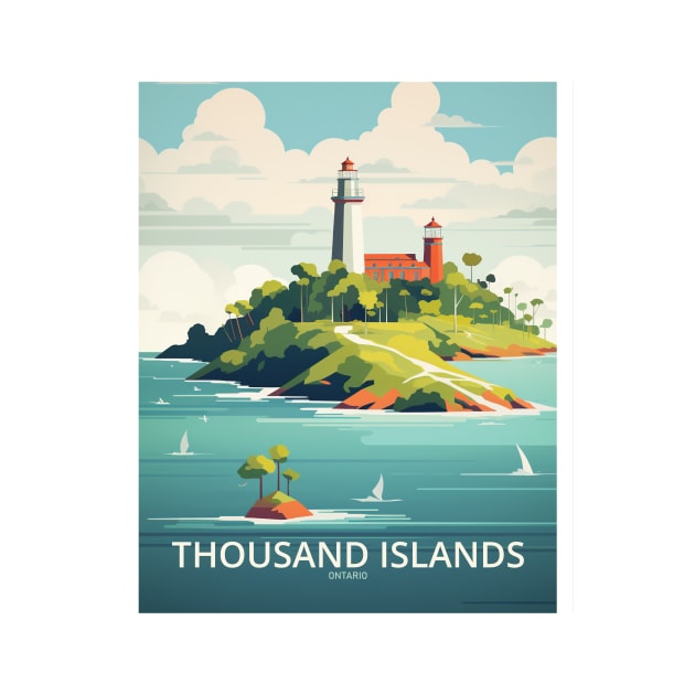 THOUSAND ISLANDS by MarkedArtPrints