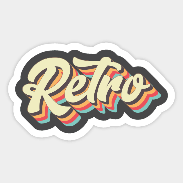 Retro - Retro - Sticker