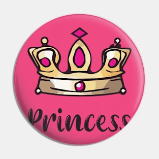 Royal Princess Crown Pin