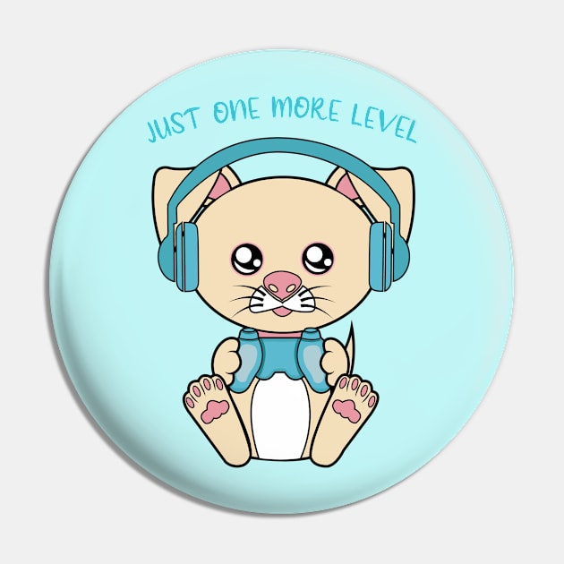 Just one more level, cute dog Pin by JS ARTE