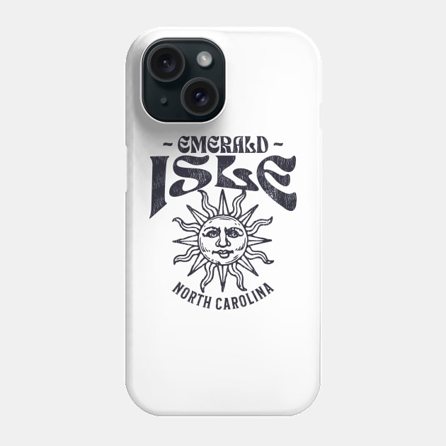 Emerald Isle, NC Summertime Vacationing Watchful Sun Phone Case by Contentarama