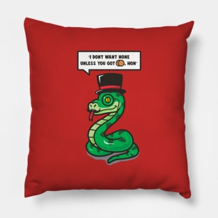 Sir Anaconda (collaboration with krisren28 Pillow