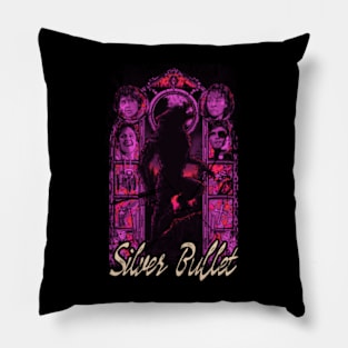 Silver Smith's Curse Supernatural Thrills on a T-Shirt Pillow