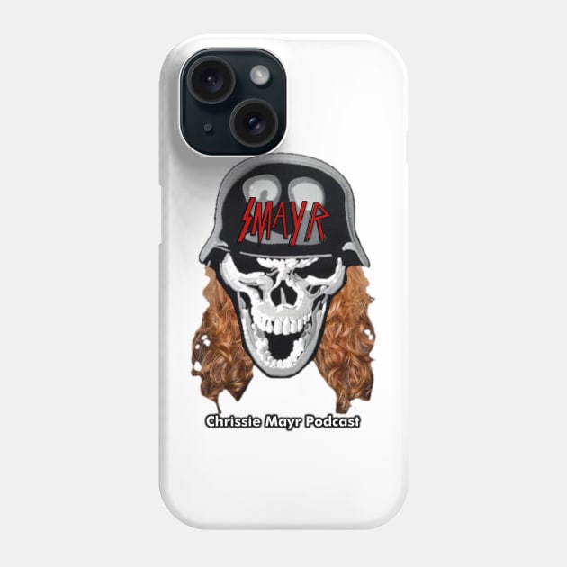 Chrissie Smayr Skull Phone Case by Chrissie Mayr