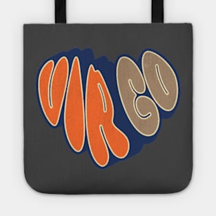 Virgo Zodiac Retro Vintage Birthday Tote