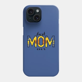 Blessed mom yellow sunflower Phone Case