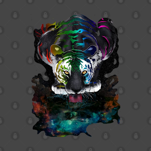 galaxy  tiger by GhostFox_Designs