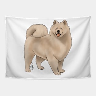 Dog - Samoyed - Cream Tapestry