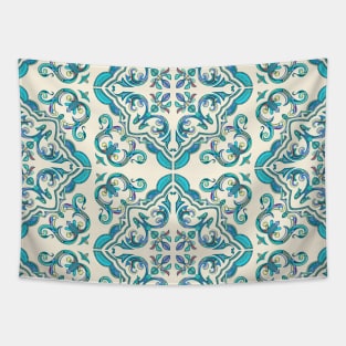 Boho Tiles / Vibrant Summer Holiday Tapestry