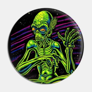 Aloha Alien Pin