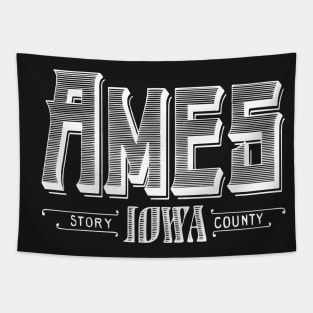 Vintage Ames, IA Tapestry