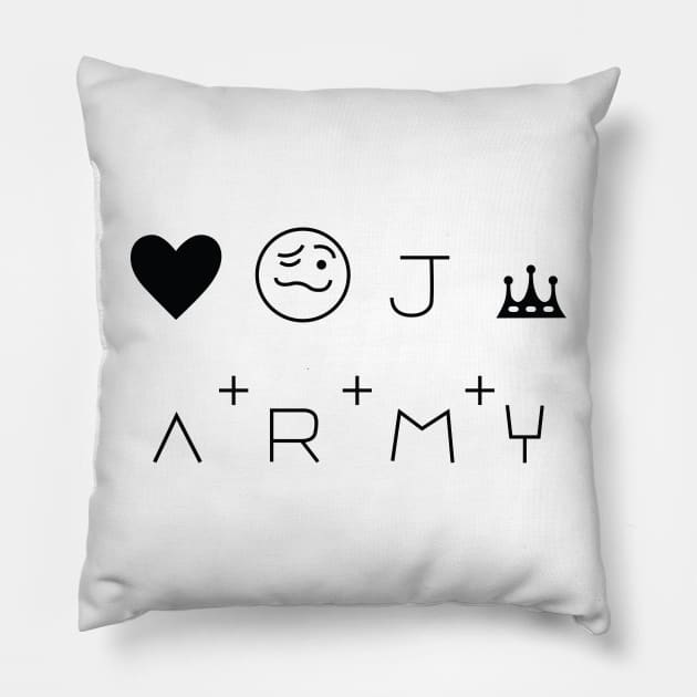 BTS Jungkook tatoo Pillow by Oricca