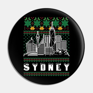 Sydney Australia Ugly Christmas Pin