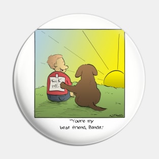 Kids Best Friend Dog Pin