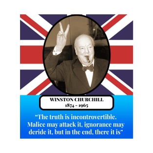 Winston Churchill Quote T-Shirt