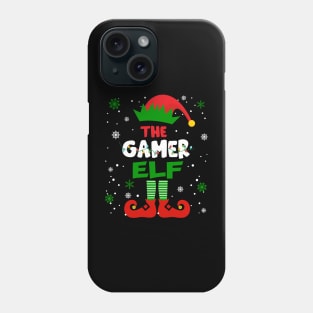 Gamer Elf Christmas Funny Family Pajama Matching Xmas Phone Case