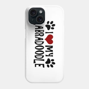 I Love My Labradoodle Phone Case