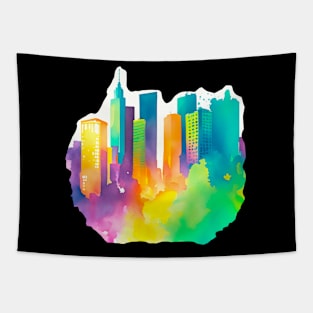 City Skyline Tapestry