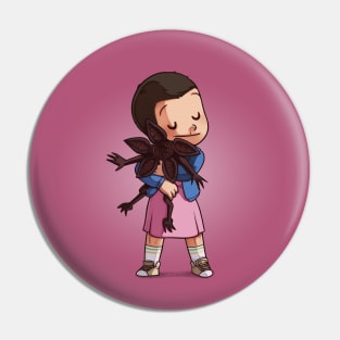 Eleven & Demogorgon Pin