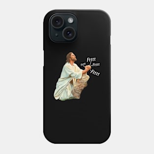 Jesus Prays To Heavenly Fer Phone Case