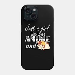 Anime and Cats Lover for Teen Manga kawaii Graphic Otaku Phone Case