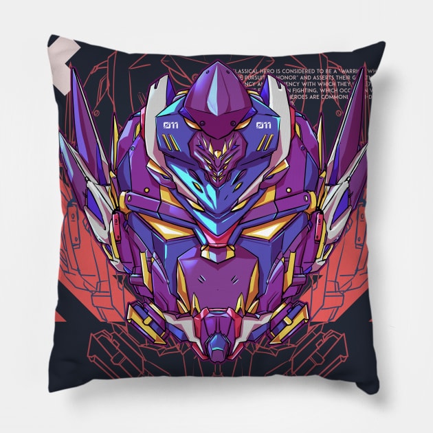 Monkey king mecha Pillow by Dnz