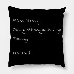 Dear Diary Pillow