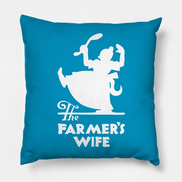 The Farmer's Wife - Vintage Restaurant Matchbook Pillow by Yesteeyear