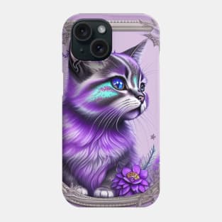 Mysterious Fairy Goth Kitten Phone Case