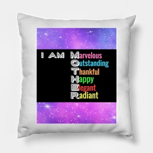 I Am Mother: Unique Thoughtful Gifts for Moms for Mother's Day Pillow