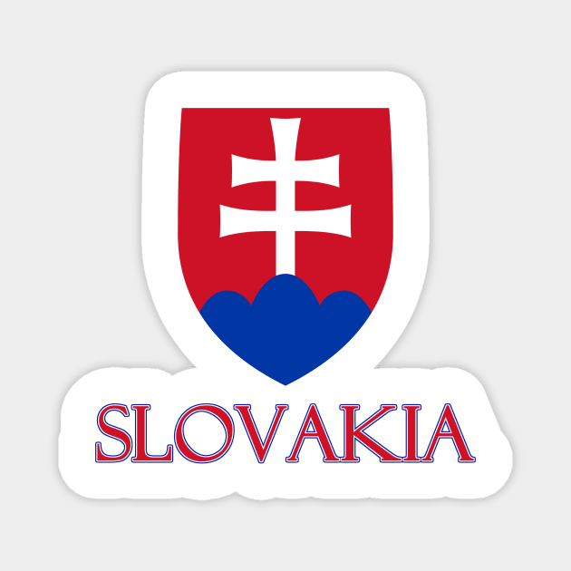 Slovakia - Coat of Arms Design Magnet by Naves