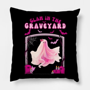 Glam in the Graveyard Pillow