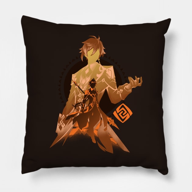 Vago Mundo Zhongli Pillow by HyperTwenty