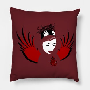 doomed devotion Pillow