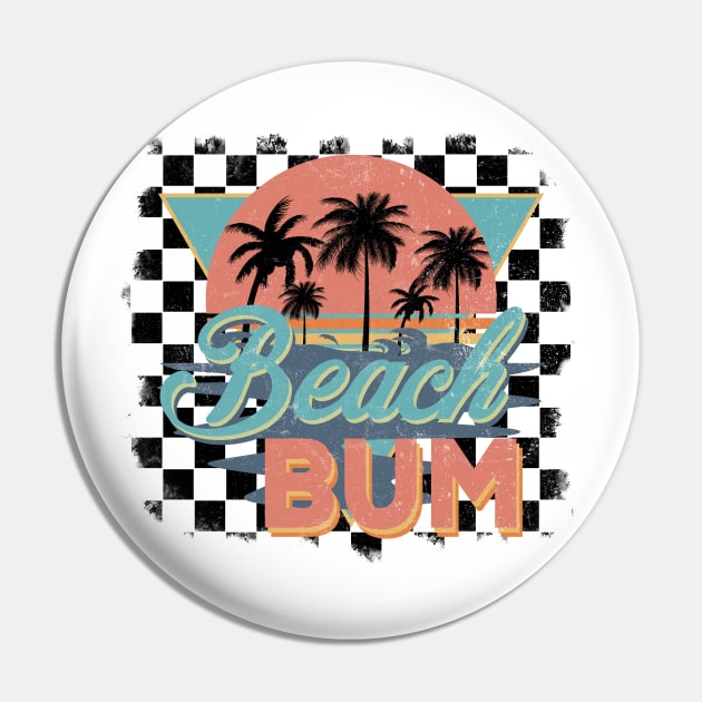 Beach Bum Pin by Lifestyle T-shirts