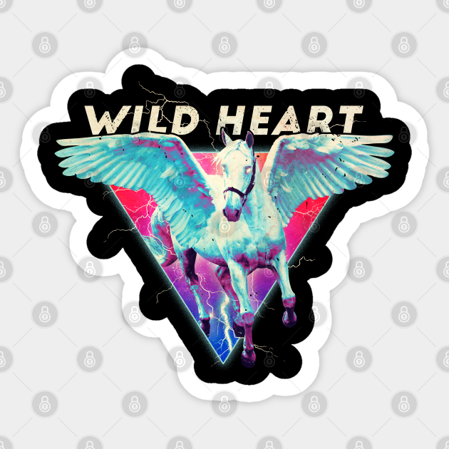 Wild Heart - 80s Retro - Sticker