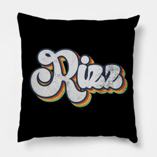 Rizz Retro Vintage Pillow