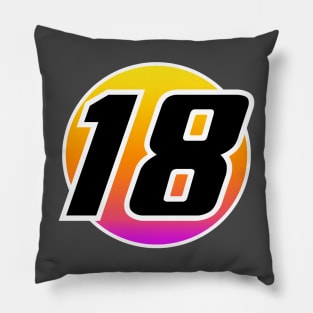 Justin Lumpkin #18 Millies Restaurant Toyota Tundra T-Shirt Pillow