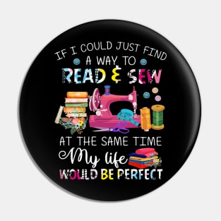 Read & Sew My Life Pin